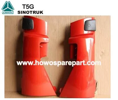 HOWO T5G μέρη WG1662115005 άνεμος οδηγός κάλυψη